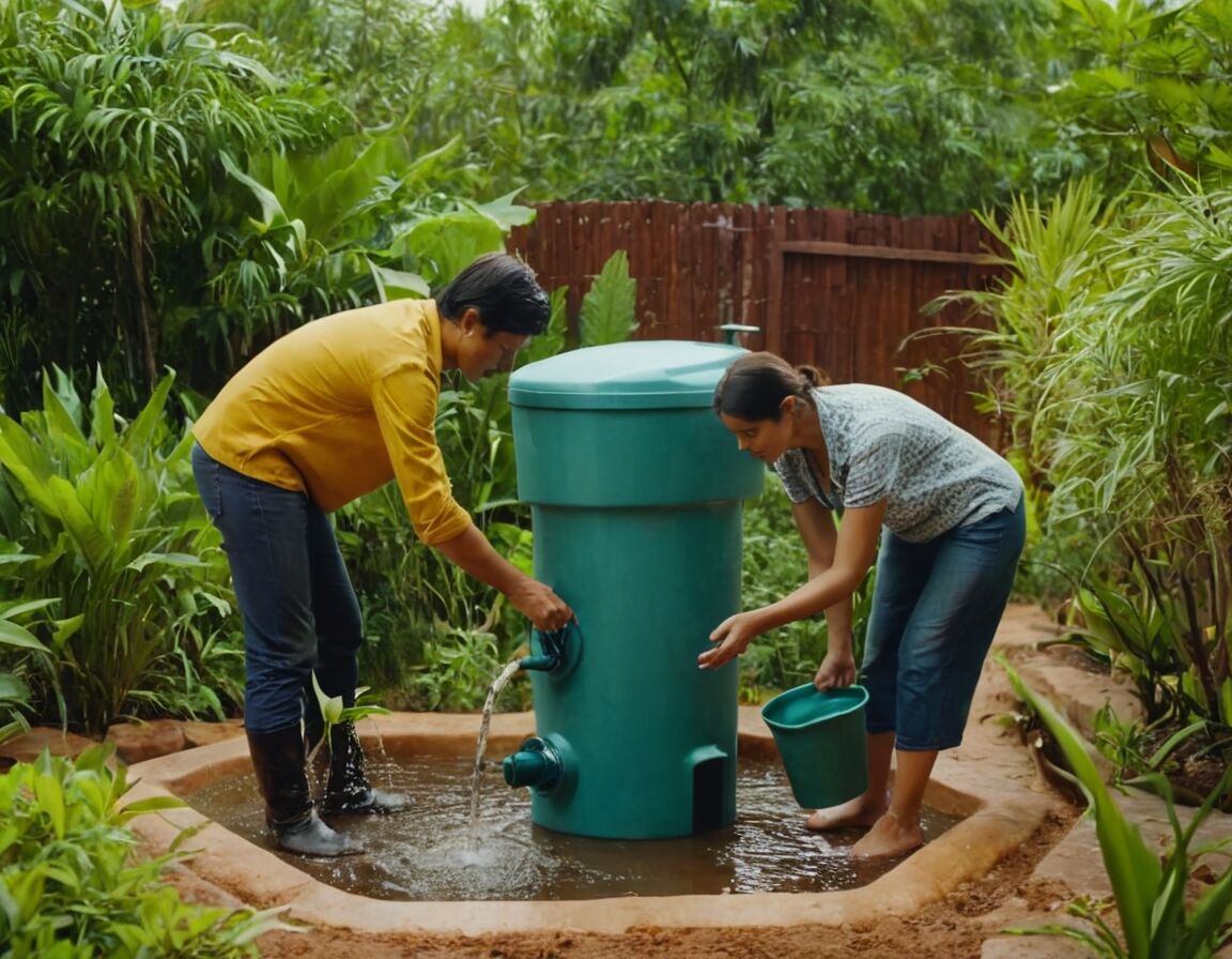 Regenwasser für Garten und WC verwenden   - Wasserverbrauch 2 Personen pro Jahr (m³): So sparen Sie effektiv Ressourcen