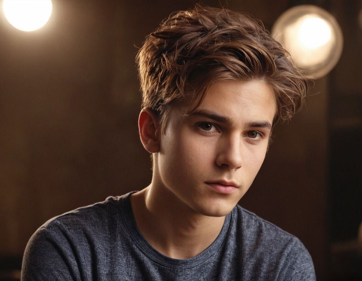 Frecher Messy-Style mit Volumen   - Coole Frisuren für Jungs: Trendige Looks für jeden Anlass