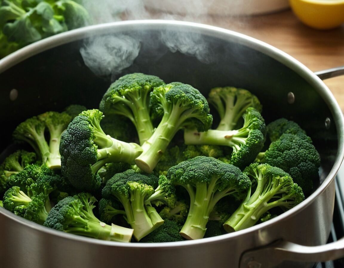Deckel beim Kochen auflassen verhindert Übergaren   - Wie lange muss Brokkoli kochen? So bleibt das Gemüse knackig und gesund