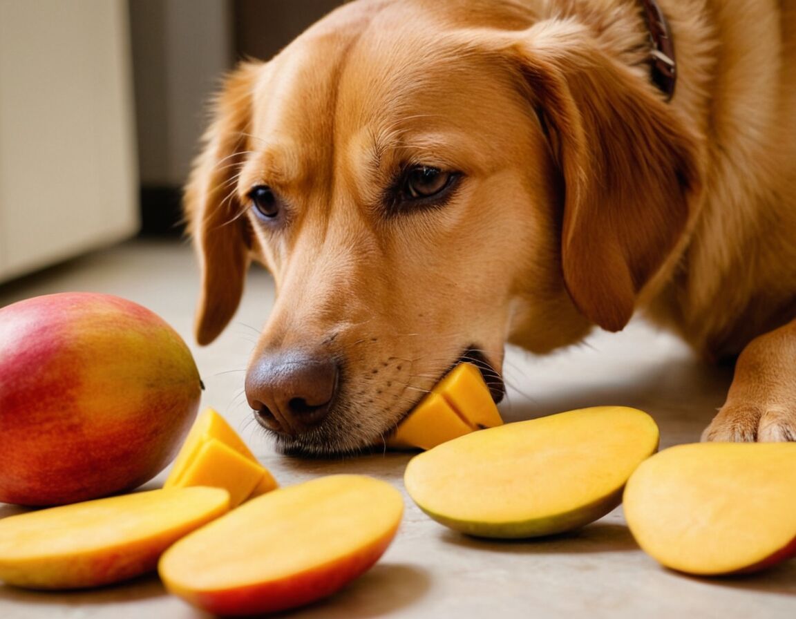 Frische Mango bevorzugen, getrocknete Mango oft zu zuckerreich   - Dürfen Hunde Mango essen? Vorsicht bei süßen Früchten für Haustiere