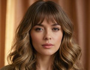 Curtain Bangs lange Haare: So stylen Sie den angesagten Pony-Look