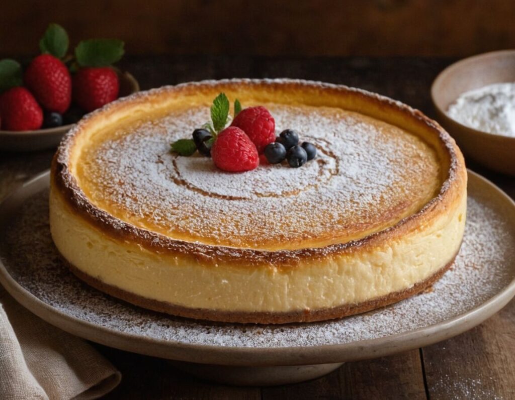 Omas Käsekuchen ohne Boden mit Puddingpulver – Das leckere, einfache Rezept