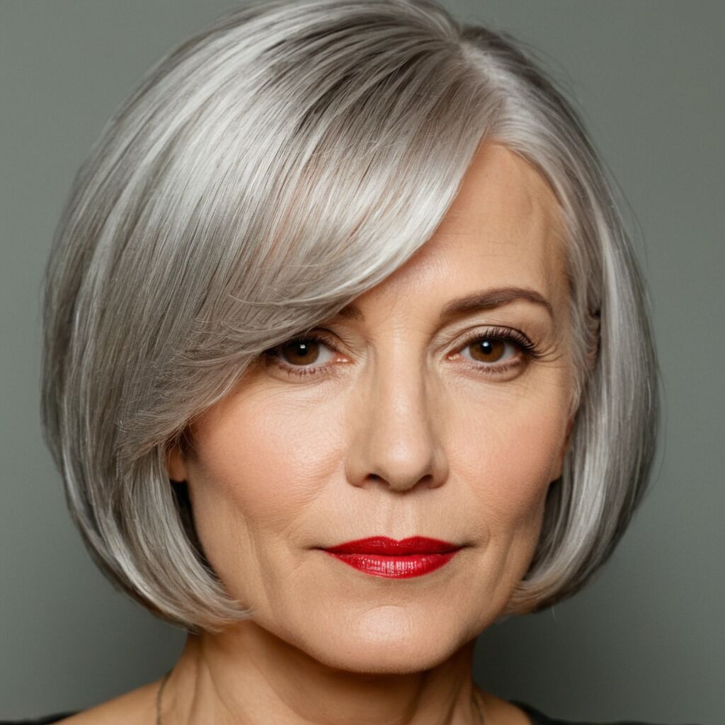 Frisuren ab 60 halblang – Moderne Schnitte für silberne Zeiten
