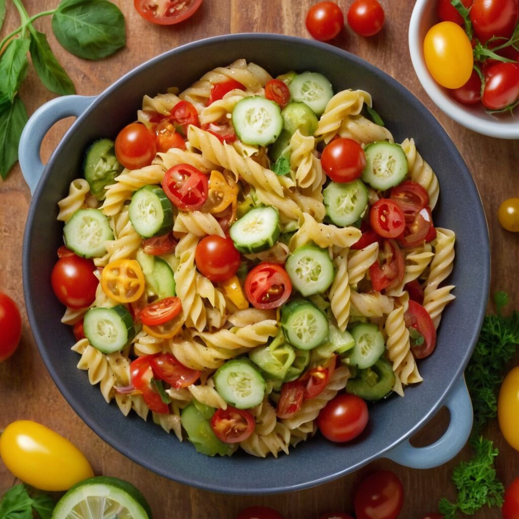 Veganer Nudelsalat Rezept – Voller Geschmack, ganz ohne tierische Produkte