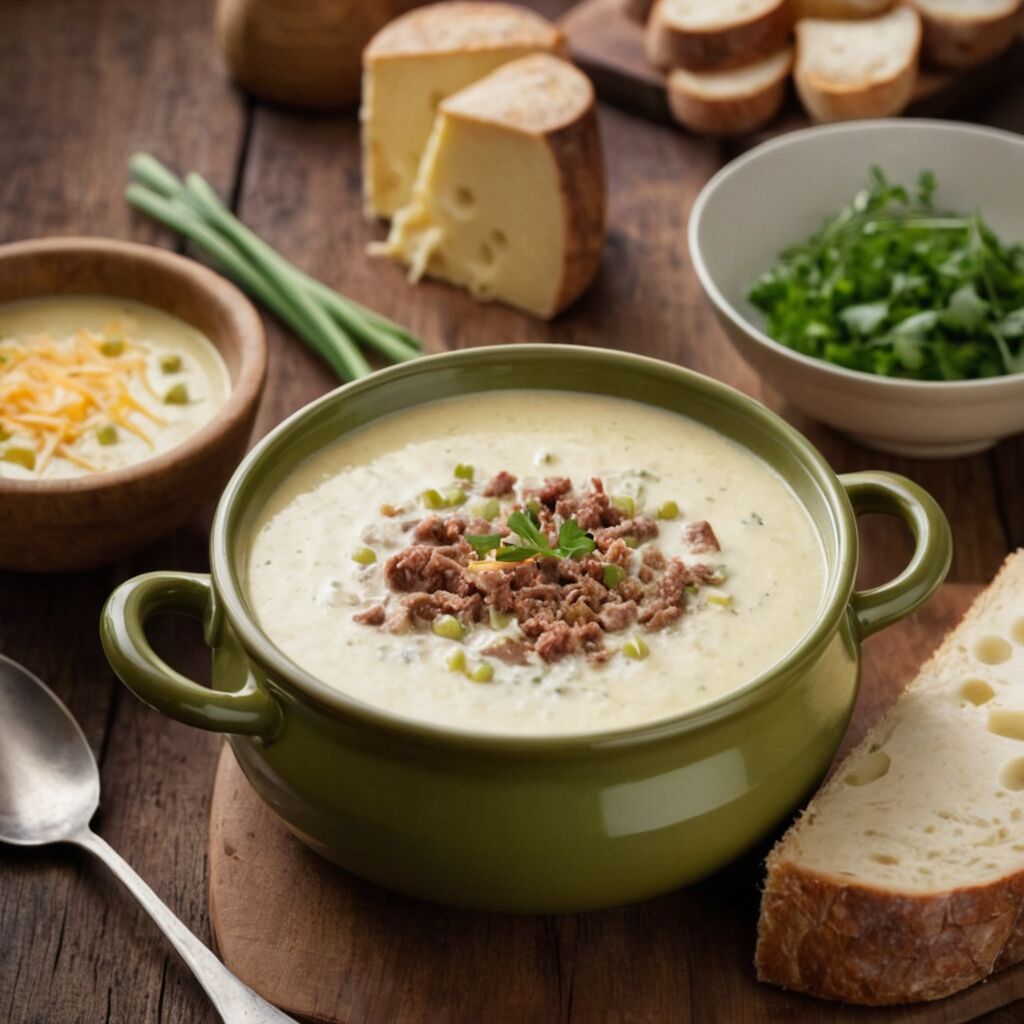 Hackfleisch Käse Lauch Suppe – Das beliebte Rezept schnell und einfach