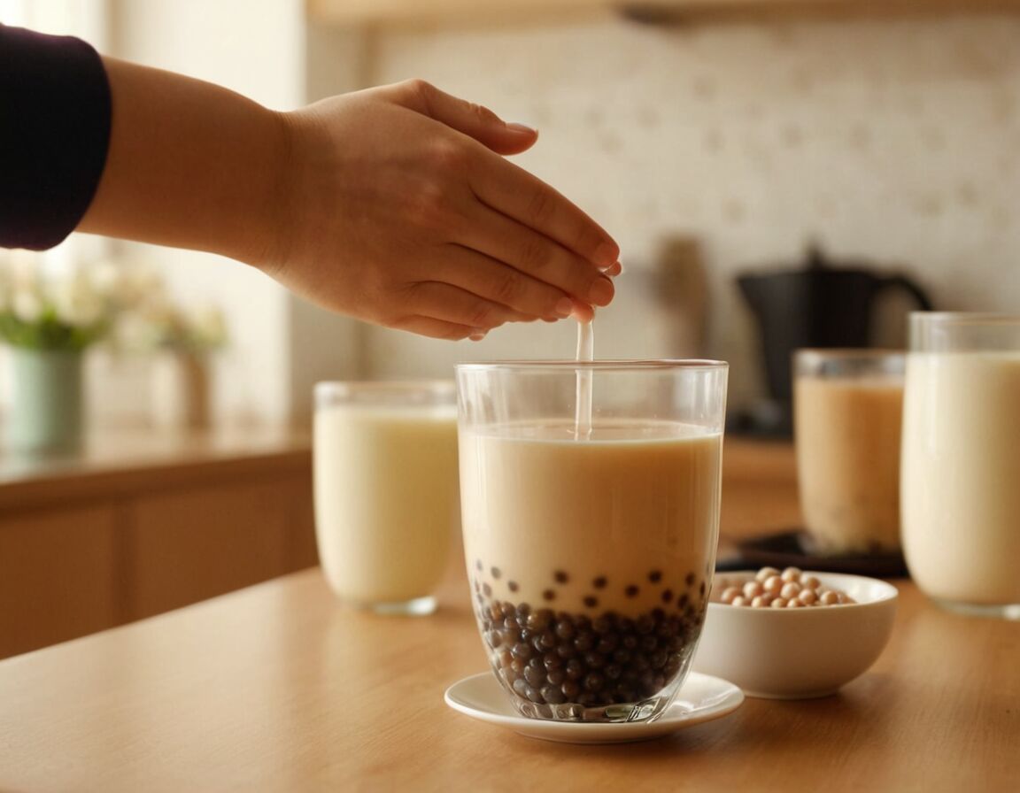 Tee, Milch und Süße optimal vermischen und shaken   - Bubble Tea selber machen: Das perfekte Rezept für zu Hause