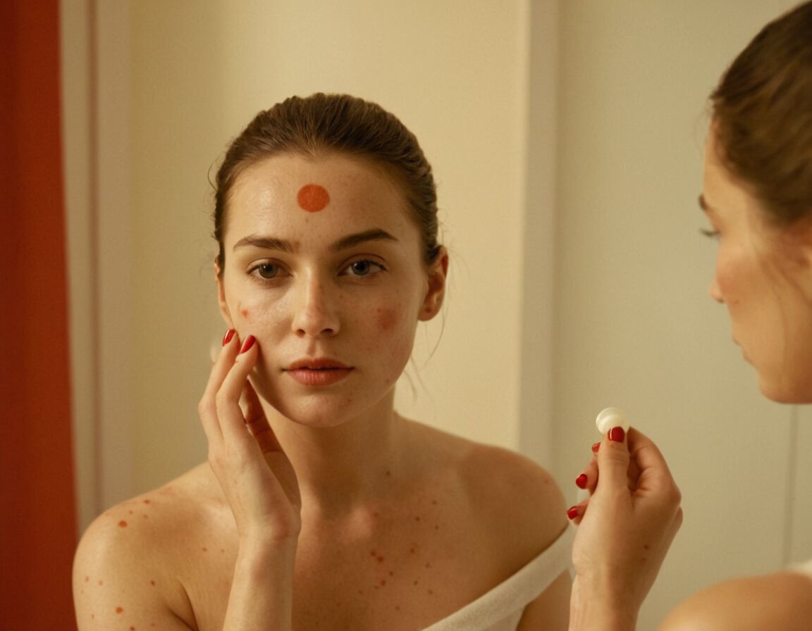 Akute Behandlung mit Cremes, Salben oder Kühlung   - Rote Flecken im Gesicht: Ursachen und Behandlungsmöglichkeiten