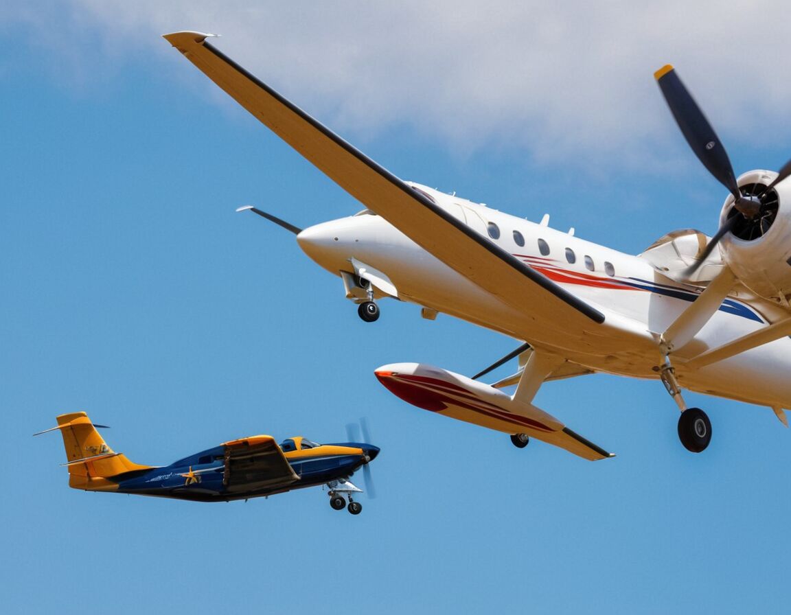 Propellerflugzeuge sind meist deutlich langsamer als Jets - Wie schnell fliegt ein Flugzeug? Fakten zu Geschwindigkeit und Technik