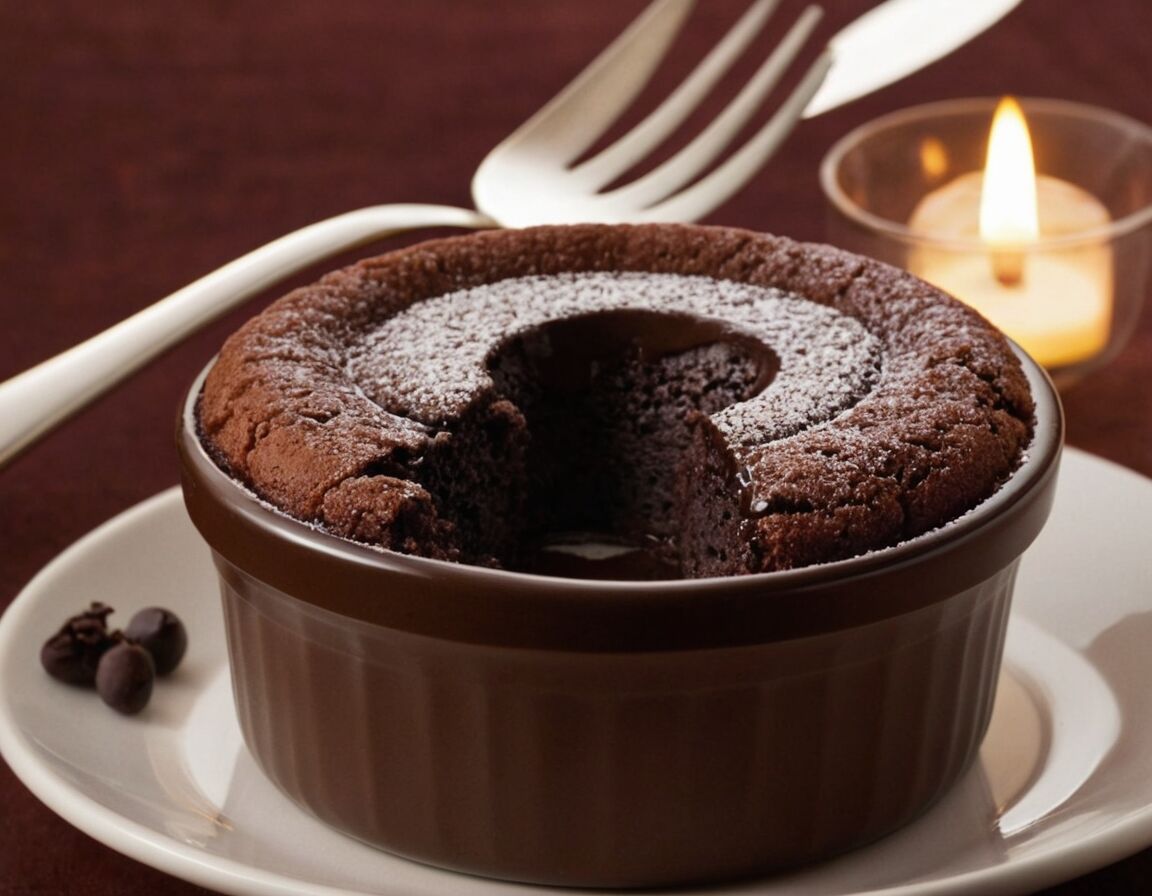 Förmchen einfetten und Teig einfüllen   - Schokokuchen mit flüssigem Kern – Das perfekte Lava Cake Rezept