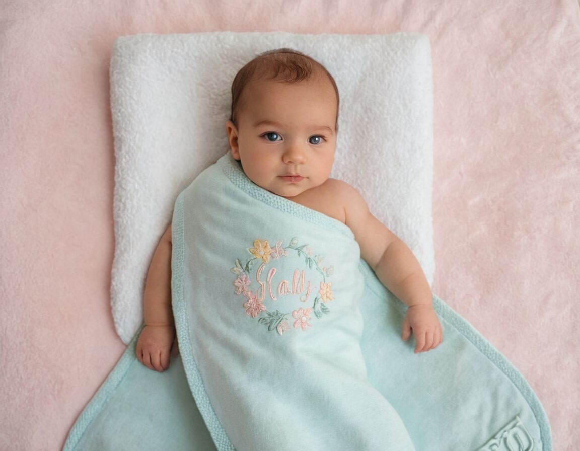 Handgemachte Kuscheldecke besticken lassen - Was schenkt man zur Taufe? Kreative Geschenkideen für Mädchen & Jungen