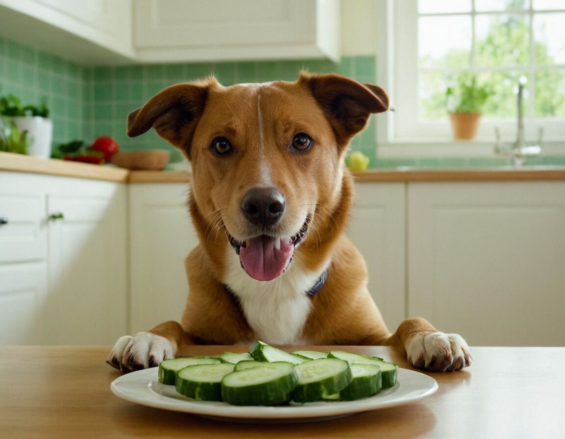 Keine eingelegten oder gewürzten Gurken füttern   - Dürfen Hunde Gurken essen? Ernährungstipps für Vierbeiner