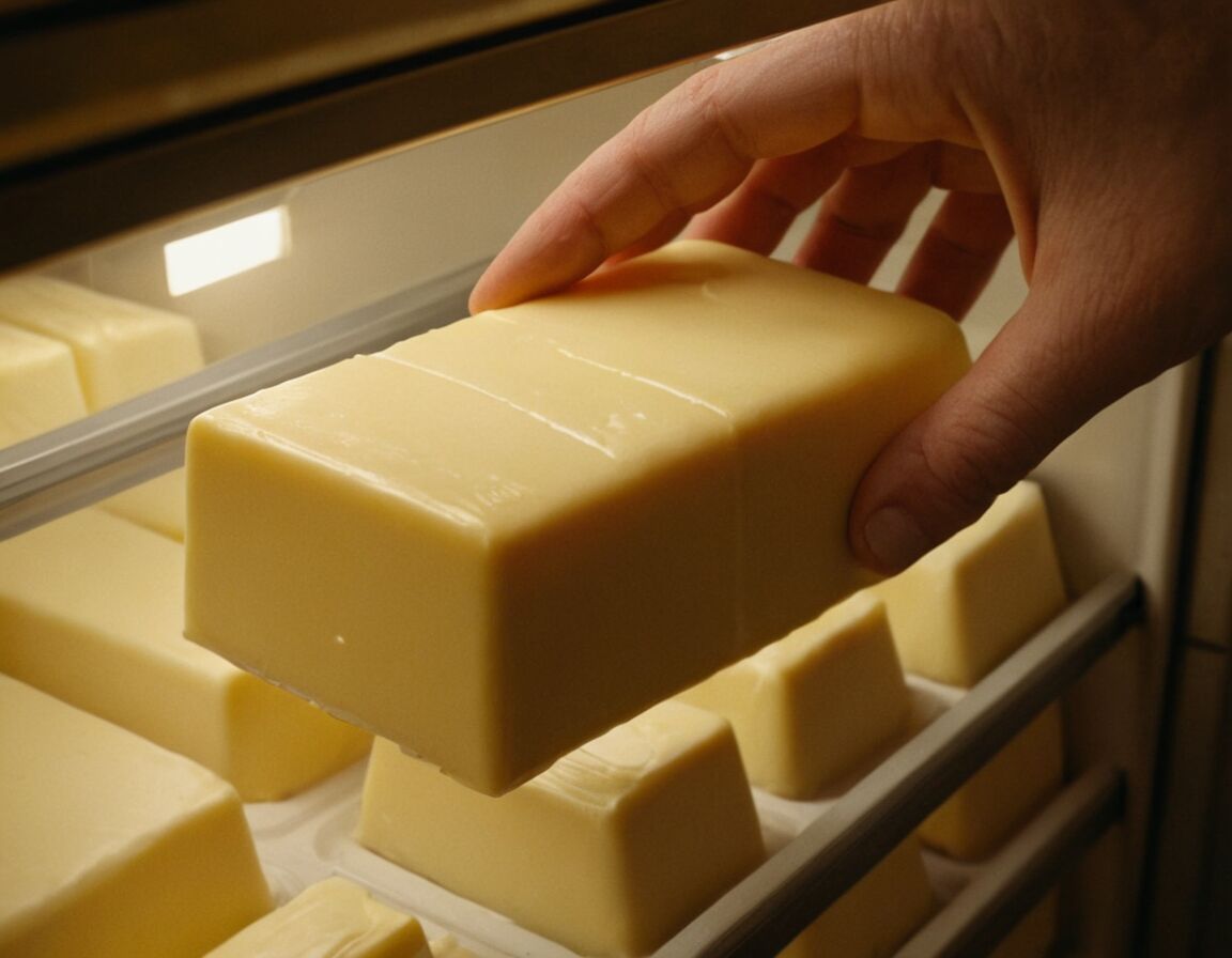 Einmal aufgetaute Butter nicht erneut einfrieren   - Kann man Butter einfrieren? Tipps für lange Frische