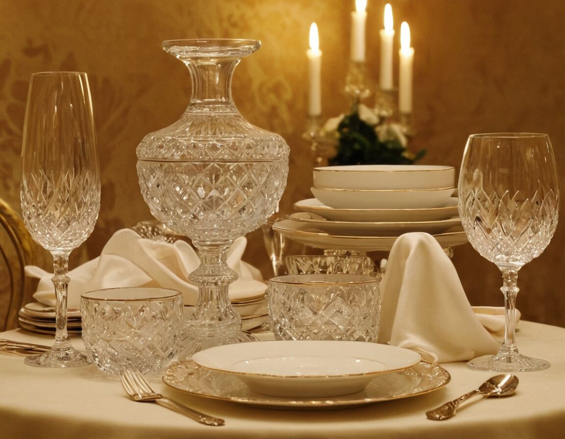 Edelglas oder Porzellanset für festliche Anlässe - Was schenkt man zur Hochzeit? Die besten Geschenkideen für frisch Vermählte