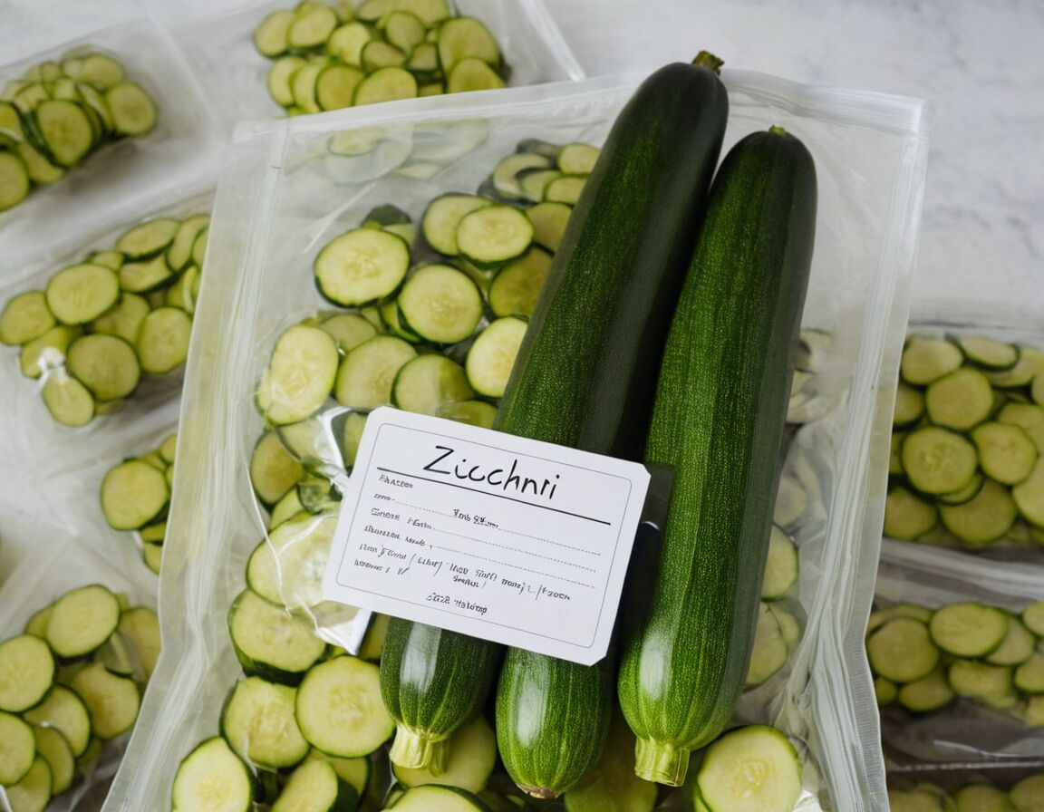 Beschrifte die Beutel mit Datum und Inhalt - Kann man Zucchini einfrieren? So klappt’s ohne Qualitätsverlust