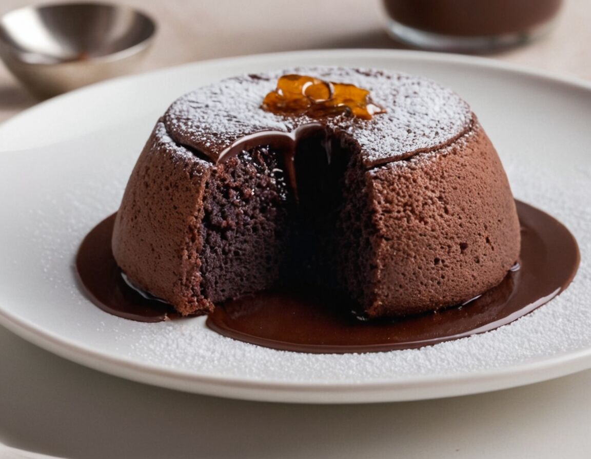 Im vorgeheizten Ofen kurz, aber heiß backen   - Schokokuchen mit flüssigem Kern – Das perfekte Lava Cake Rezept