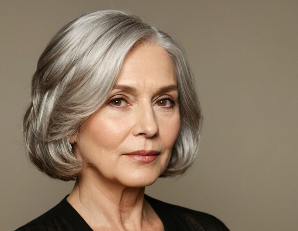 Frisuren ab 60 halblang – Moderne Schnitte für silberne Zeiten Frisuren ab 60 halblang – Moderne Schnitte für silberne Zeiten