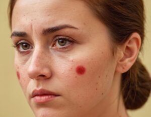 Rote Flecken im Gesicht: Ursachen und Behandlungsmöglichkeiten