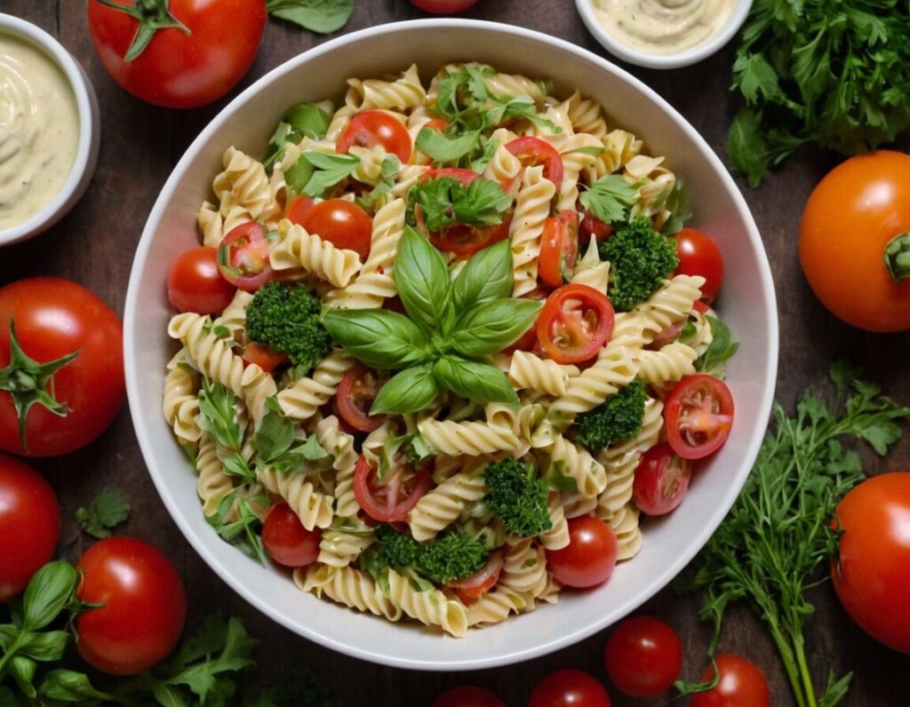 Veganer Nudelsalat Rezept – Voller Geschmack, ganz ohne tierische Produkte